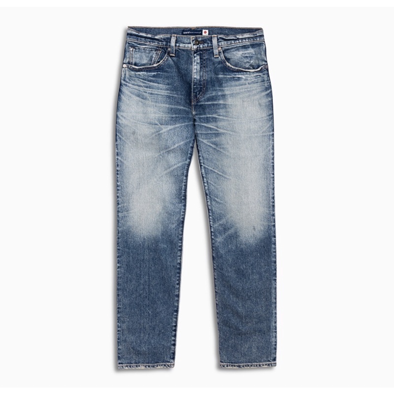 全新Levis LMC MIJ日本製502舒適窄管牛仔褲34腰日本職人水洗工藝靛藍赤