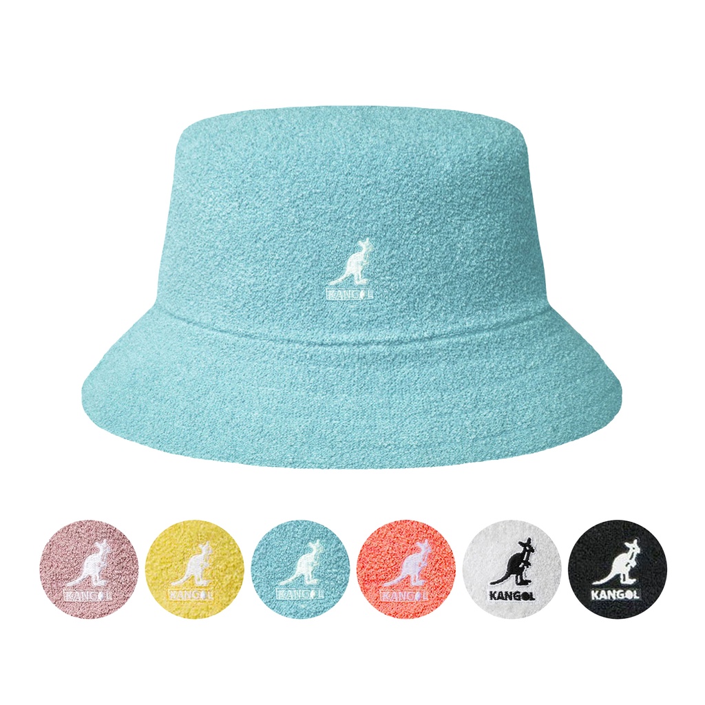 KANGOL BERMUDA BUCKET 多色毛巾布素面漁夫帽平頂漁夫帽熱銷款百搭帽款