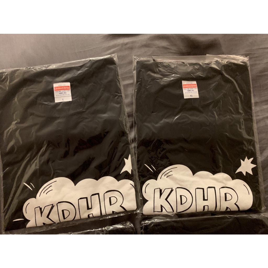 全新現貨]工藤晴香FC限定「KDHR」發售紀念T恤附特典明信片絕版受注限定