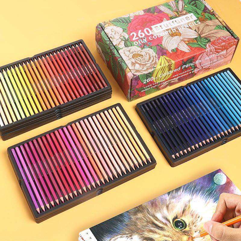 Brutfuner 520色彩色鉛筆套裝專業繪圖鉛筆素描著色學校兒童美術用品