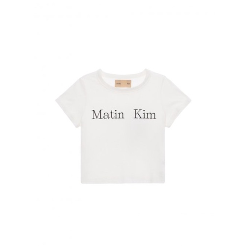 ONECLOUD韓國代購｜現貨+預購MATIN KIM LOGO短版短袖T恤LOGO
