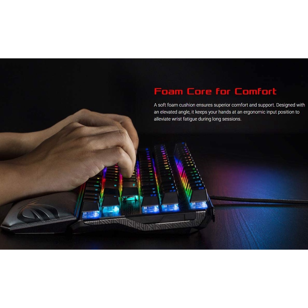 華碩 ASUS ROG Gaming Wrist Rest 人造皮革鍵盤手托 | 蝦皮購物