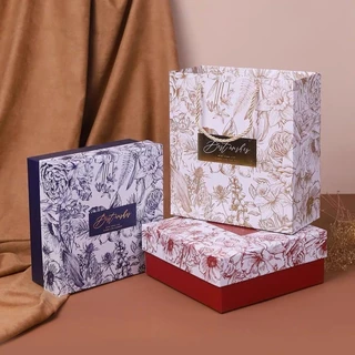 「新品現貨」歐式燙金藍.紅.香檳色禮盒/包裝盒/紙盒/禮盒/紙袋/禮物盒/伴手禮盒/烘培盒