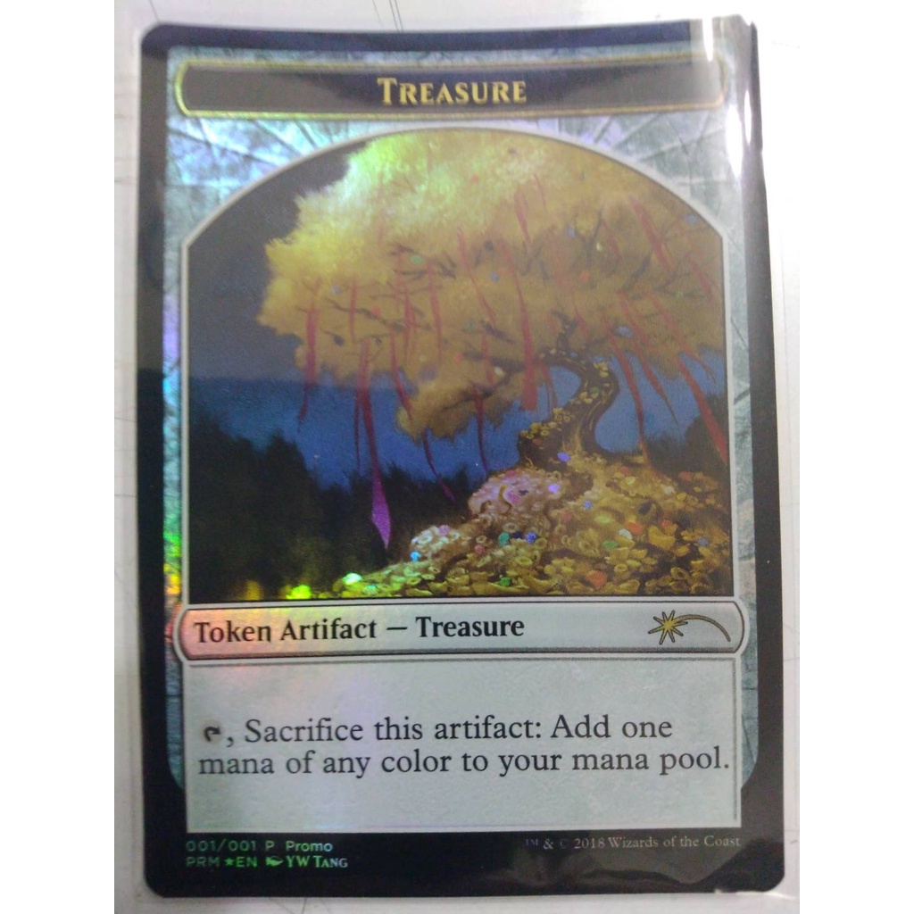 大世界實體店面 現貨 魔法風雲會 MTG 珍寶衍生物 閃卡 Token Artifact Treasure 農曆年特卡