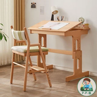 兒童實木學習椅木椅子寫字椅家用餐椅升降椅座椅可調節拆洗高椅吃飯