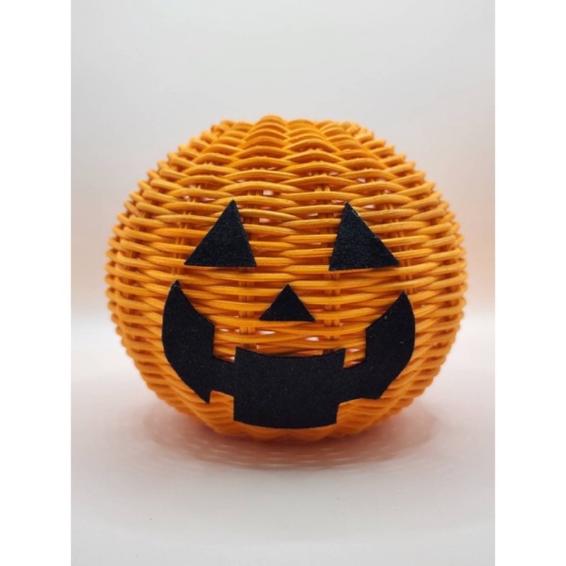 【Mr Camping露營先生】韓國藤編南瓜燈罩 萬聖節 露營萬聖節派對 | 蝦皮購物