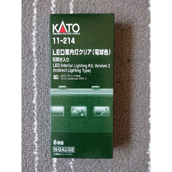 KATO LED室内灯クリア（電球色）6両分入り 11-214 ＊ - 鉄道模型