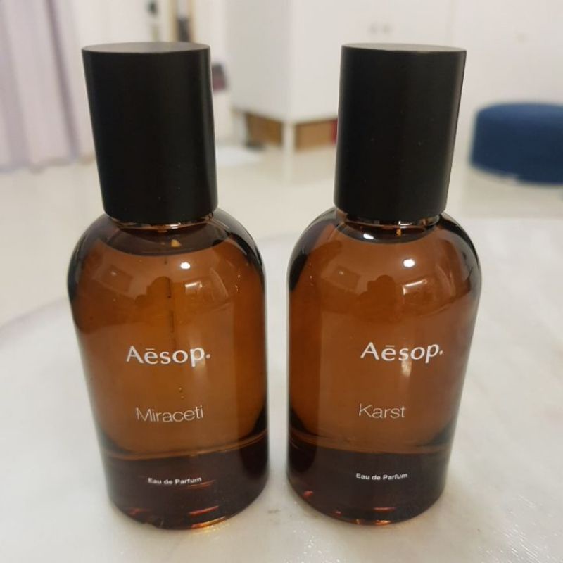 不二價！二手香水 僅噴1次！ Aesop Miraceti 帆船 karst岩岸 喀斯特 淡香精 50ml