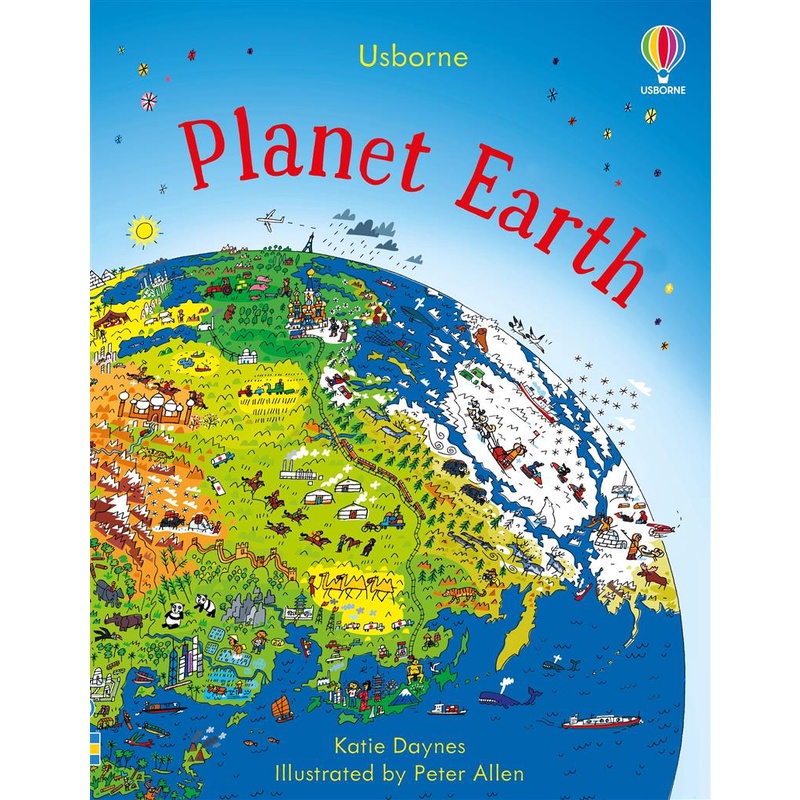 Planet Earth (300片拼圖+1本知識小百科)(Usborne Book & Jigsaw)(盒裝