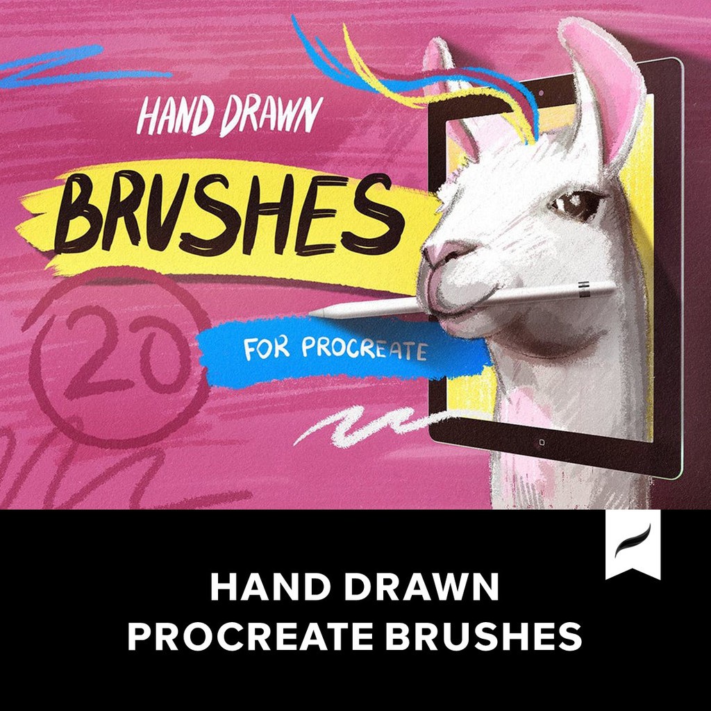 Procreate筆刷 | 細膩手繪質感Procreate筆刷合集 Hand Drawn Brushes | 蝦皮購物