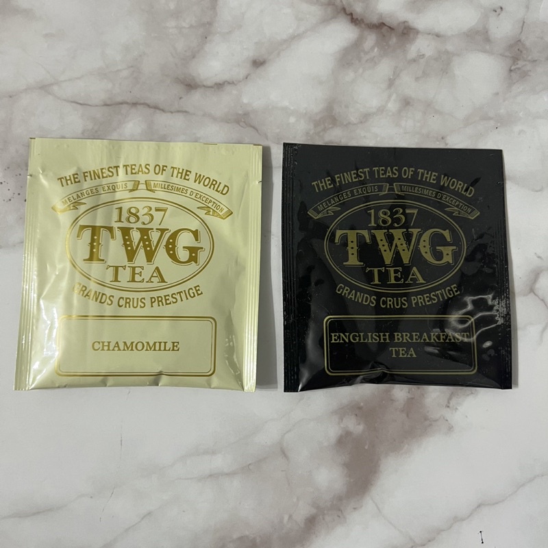 即期出清👉🏻 1837 TWG TEA 新加坡頂級貴婦茶 茶包 洋甘菊茶 英式早餐茶 | 蝦皮購物