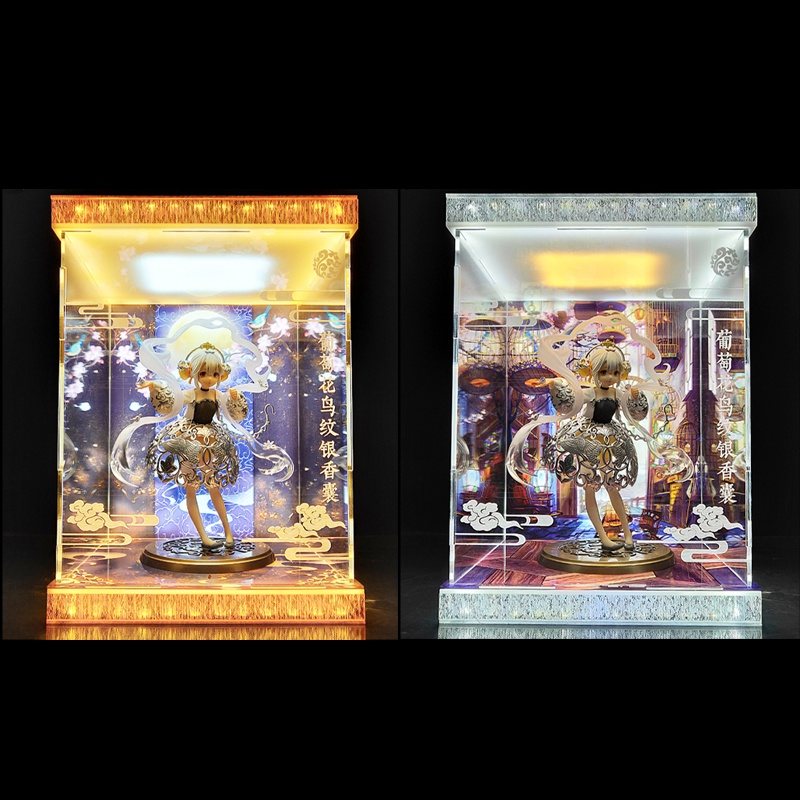 唯暖暖】Myethos 國家寶藏葡萄花鳥紋銀香囊壓克力PVC 公仔展示盒| 蝦皮購物