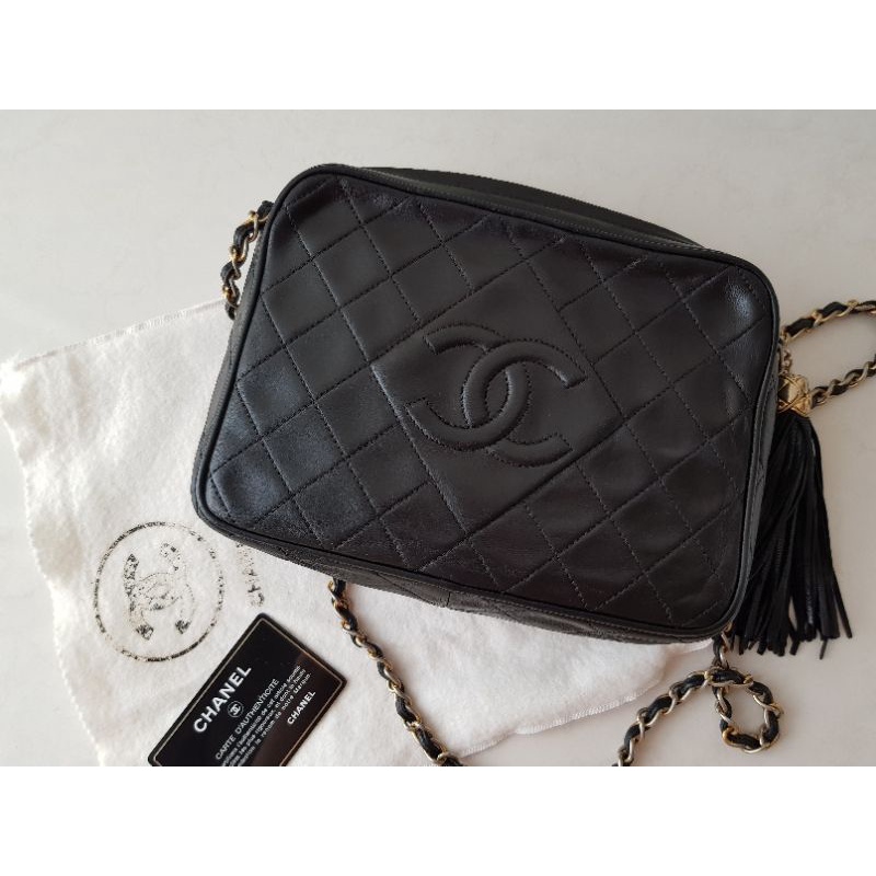 CHANEL vintage camera bag