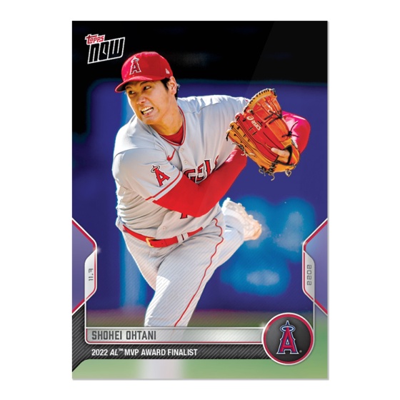 大谷翔平球員卡2022 MLB TOPPS NOW® Card OS18 入圍美聯年度MVP票選