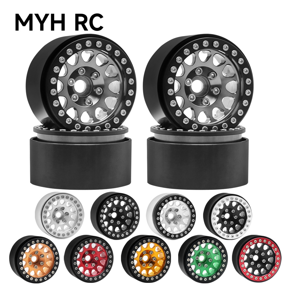 田宮 Myhrc 4PCS 金屬 1.9 鎖鏈輪圈花鼓,適用於 1/10 Hsp Redcat Rc4wd WRAITH | 蝦皮購物