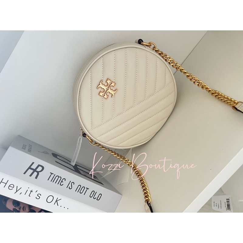 現貨+預購Tory Burch Kira chevron circle 圓餅包圓筒包四色tb 包tb包