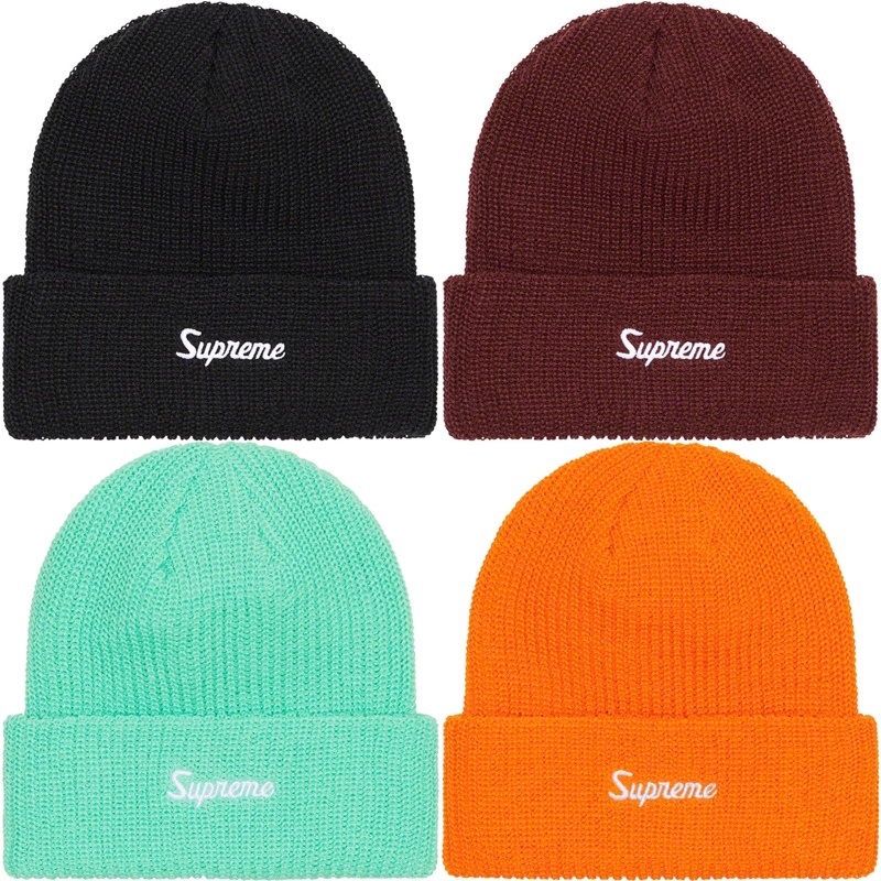 Supreme 2022 F/W 秋冬 Loose Gauge Beanie 經典款 毛帽