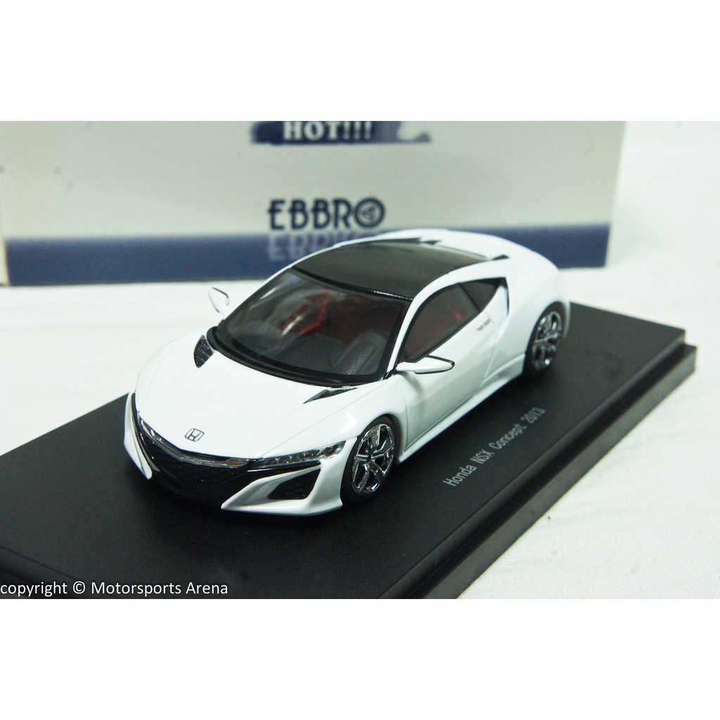 超值特價】1:43 Ebbro Honda NSX Concept Car 2013 白色/紅色| 蝦皮購物