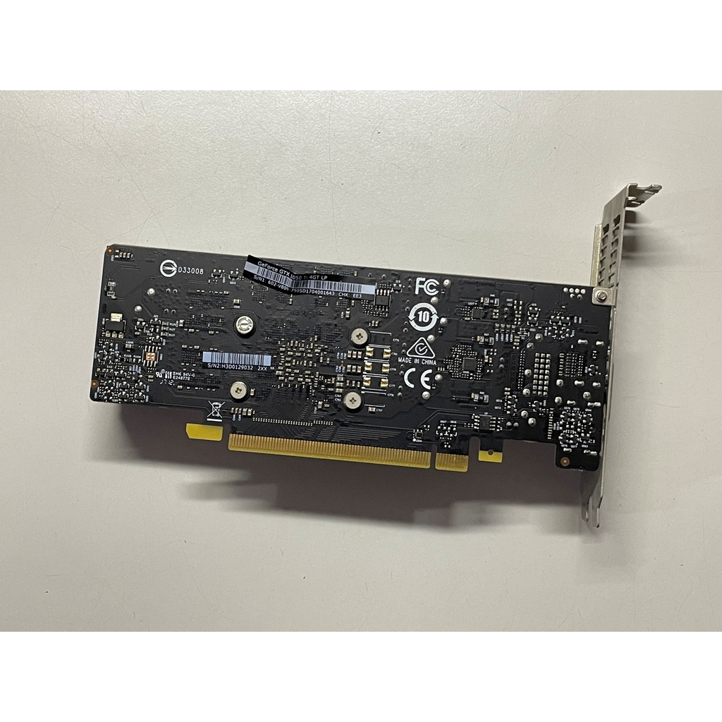 微星msi GeForce GTX 1050 Ti 4GT LP 4GB HDMI DP 可改短擋板免插電