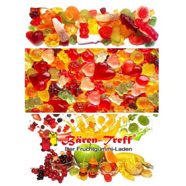 Bären-Treff / Bären Treff / Baren-Treff 天然果汁軟糖 500g/ 部分為素食口味 | 蝦皮購物