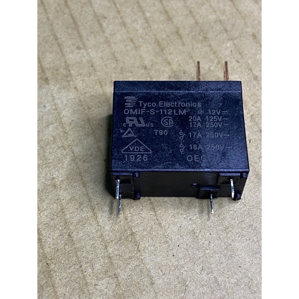 全新原装現貨 OMIF-S-112LM 12VDC 泰科繼電器 17A 4脚 通用302WP | 蝦皮購物