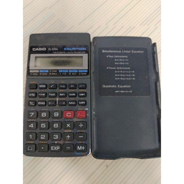 Casio fx 500a hotsell