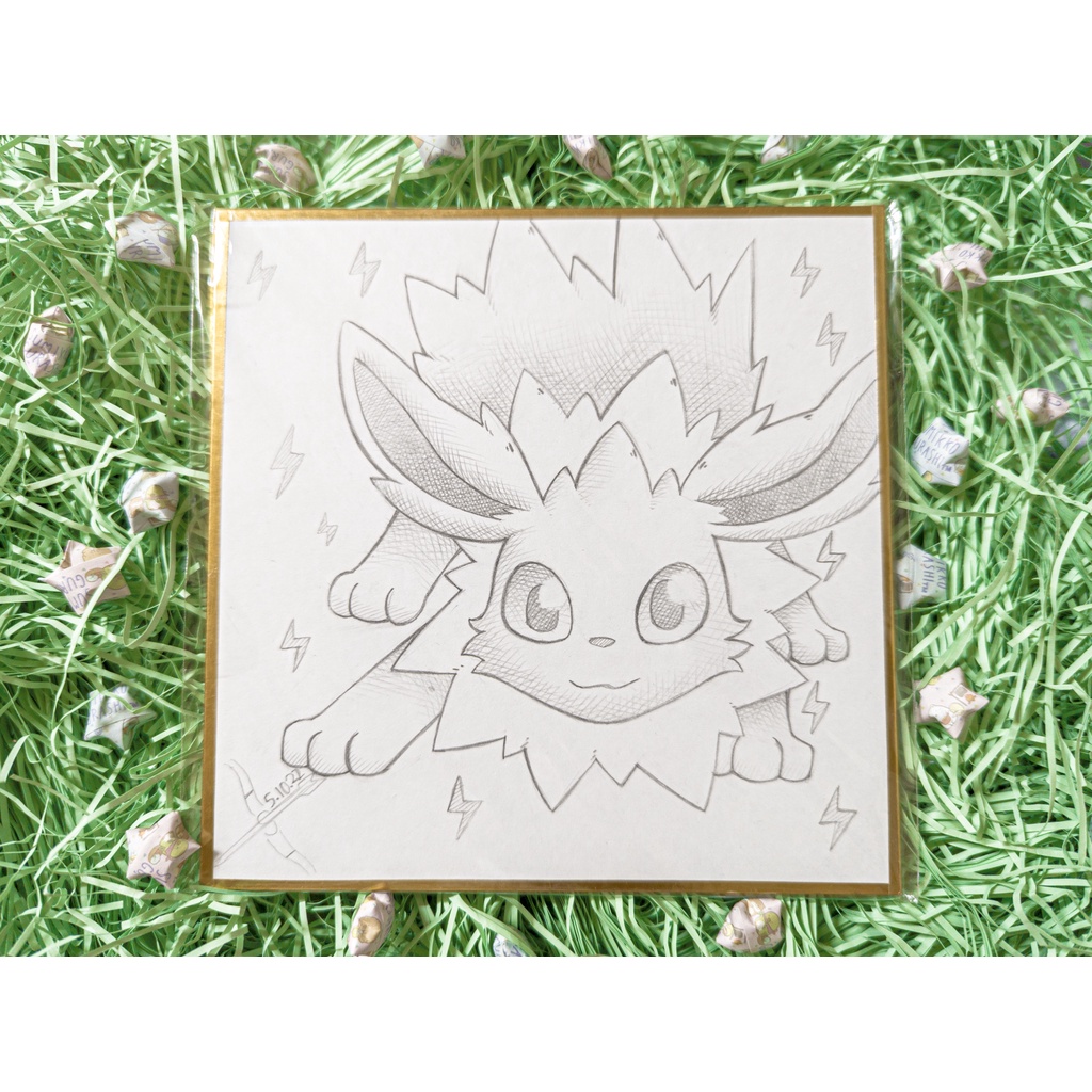 【手繪稿】 pokemon伊布家族(雷伊布、水伊布) | 蝦皮購物