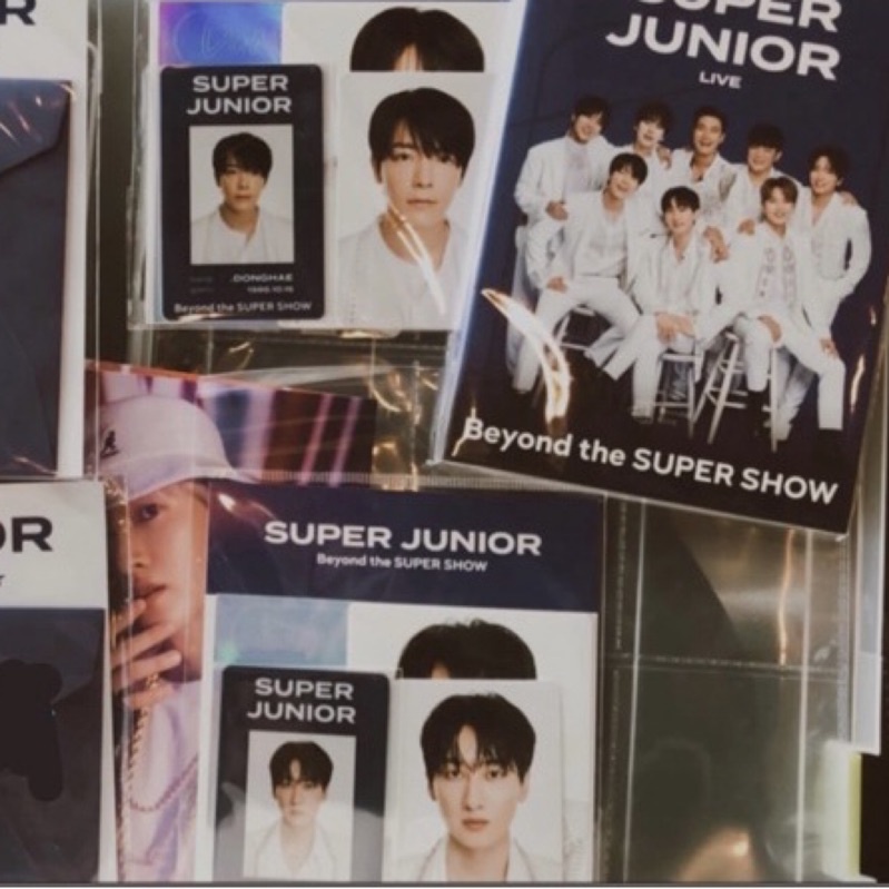 Super Junior SJ beyond live the super show東海銀赫ID卡card小卡