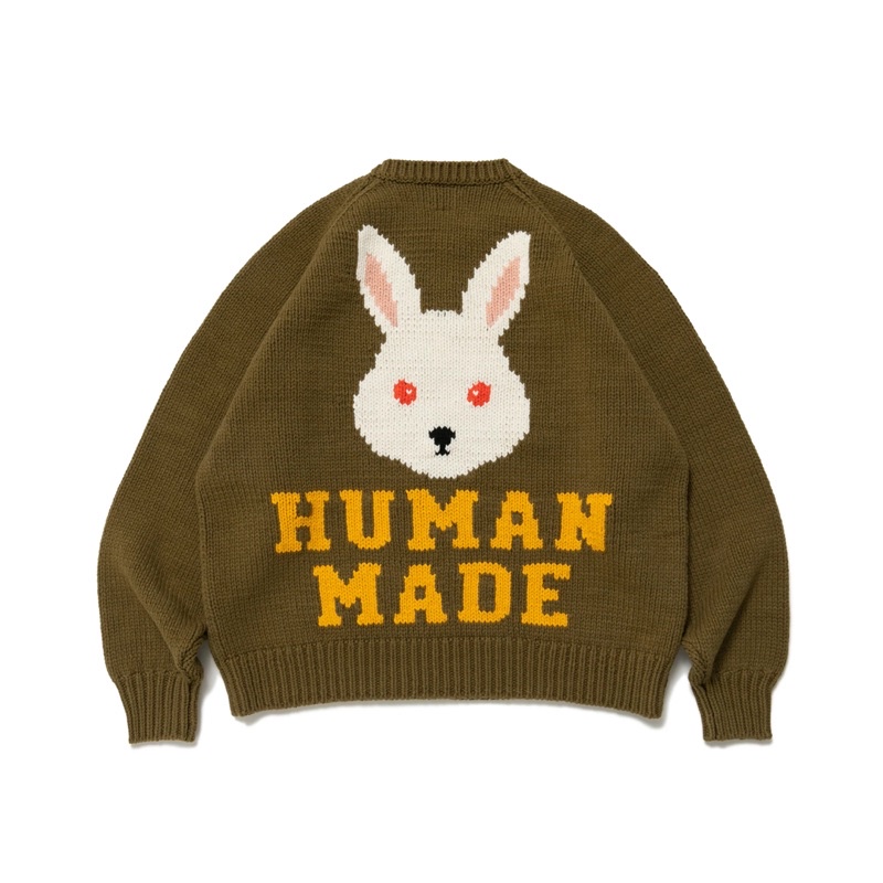 【預購】HUMAN MADE 兔子 針織毛衣 | 蝦皮購物