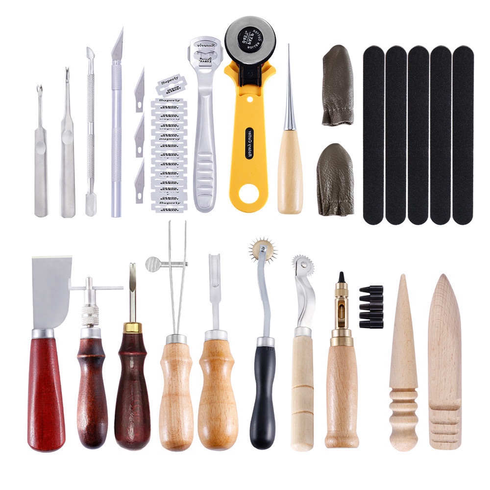 皮革工具 手工皮具製作工具 皮革diy 工具套裝 手工皮具 皮包工具 | 蝦皮購物