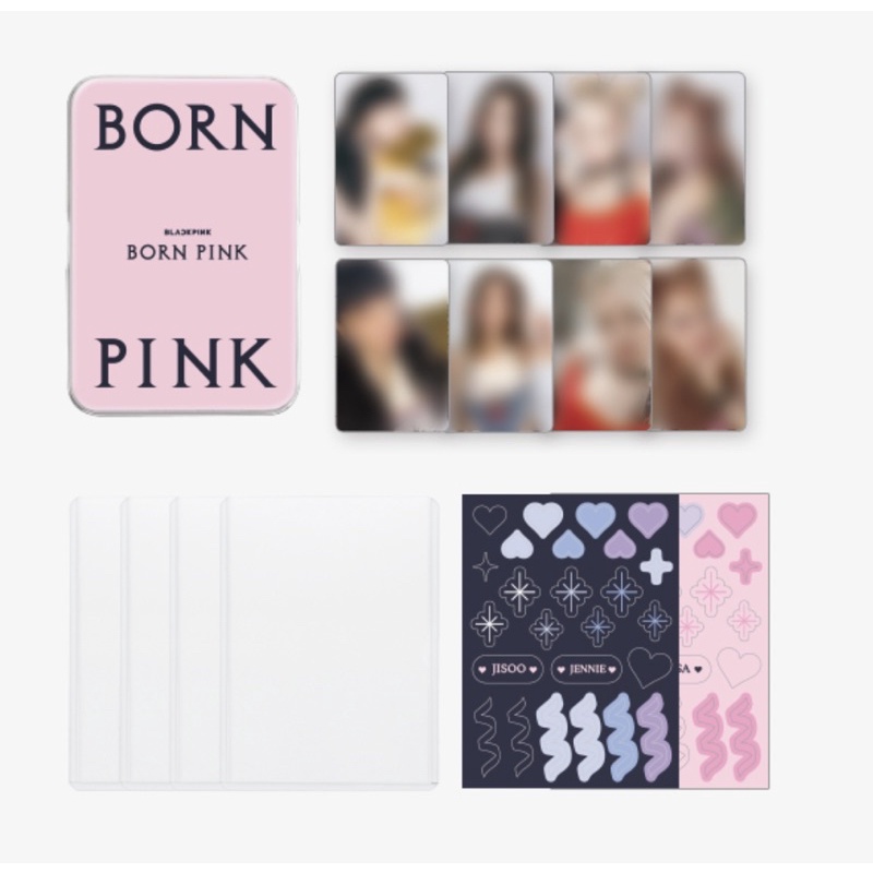 [官方正品] 💖現貨💖BLACKPINK BORN PINK 週邊 鐵盒小卡組