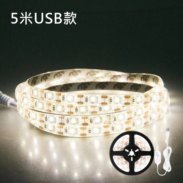 【台灣現貨⚜️超防水 5米LED燈帶】感應燈 人體感應燈 感應燈帶 感應小夜燈 LED感應燈 感應燈條 櫥櫃燈 USB | 蝦皮購物