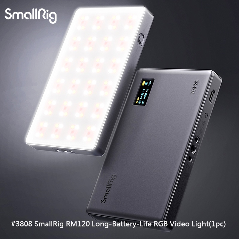 三重☆大人氣☆ SmallRig 3808 RM120 長續航 RGB 攝影燈 補光燈 持續燈 | 蝦皮購物