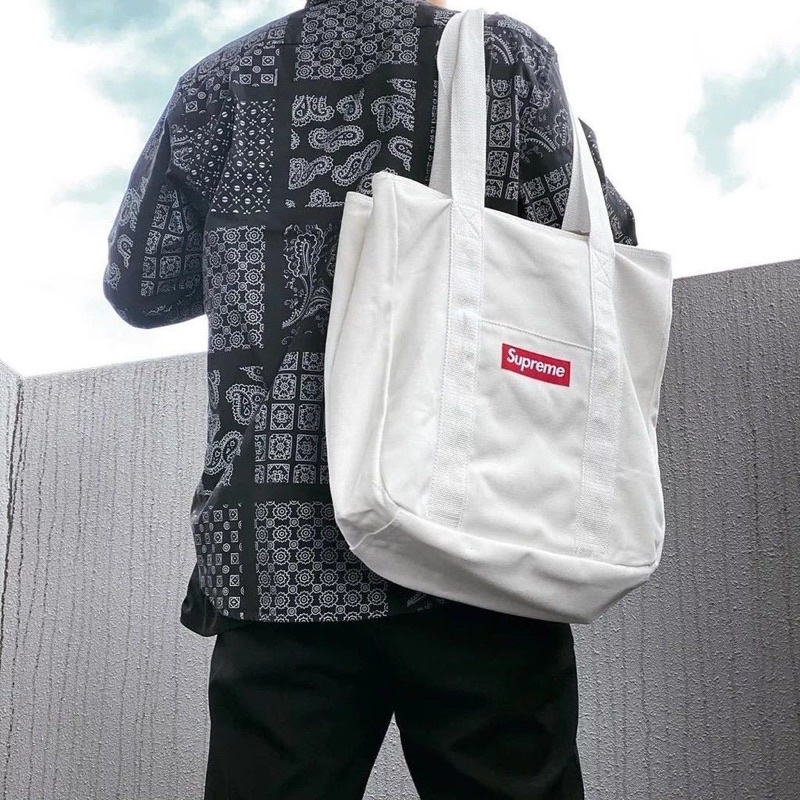 Supreme Canvas Tote 白商品名CanvasTote - トートバッグ