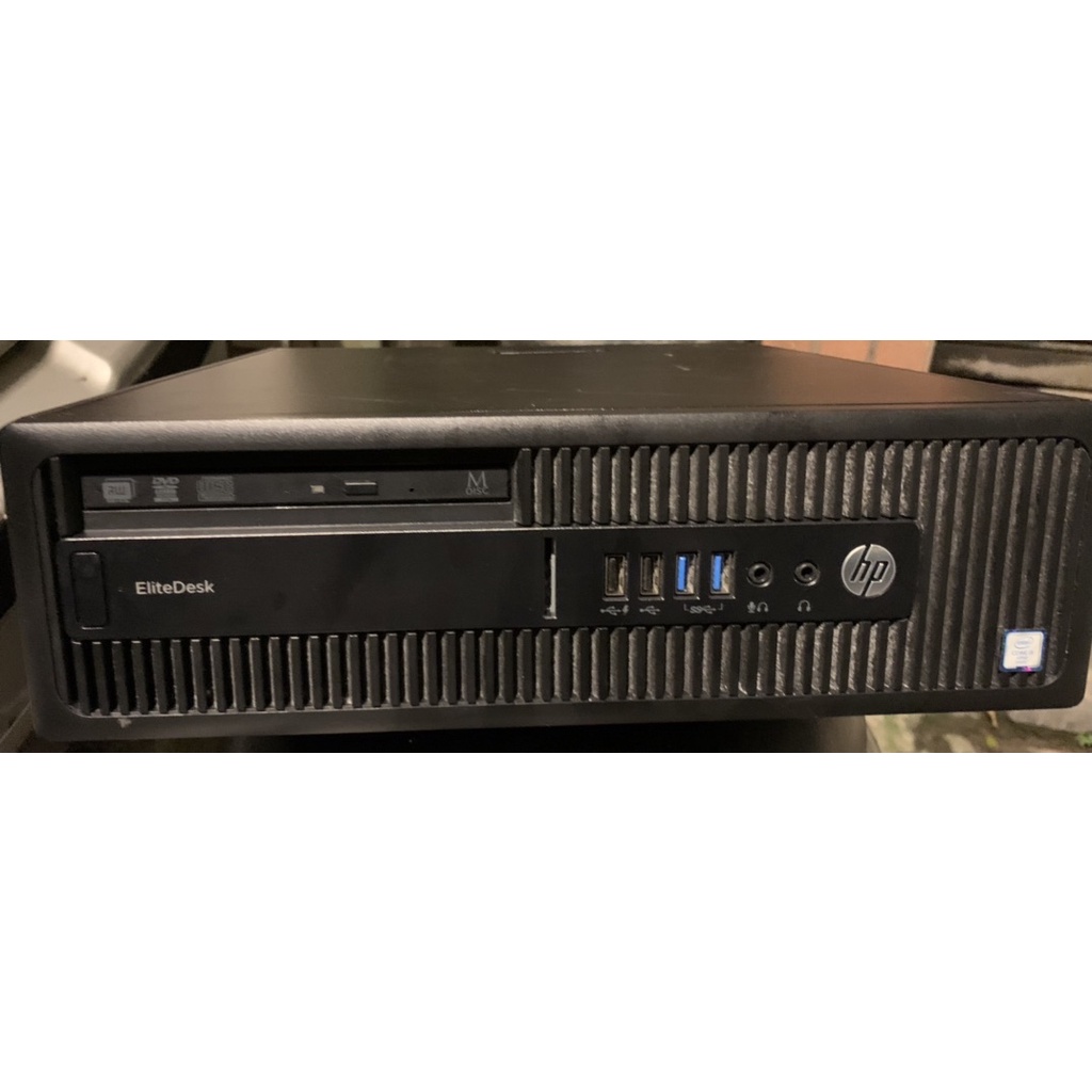 惠普六代橫式主機HP EliteDesk 800 G2 SFF 四核i5-6400 16G 240G+500G