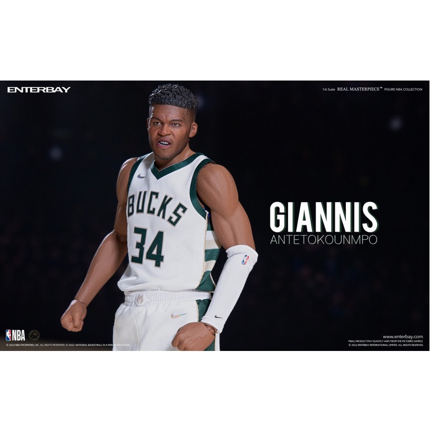 BEETLE ENTERBAY 1/6 GIANNIS 揚尼斯·阿德托昆博公鹿隊字母哥NBA 等身