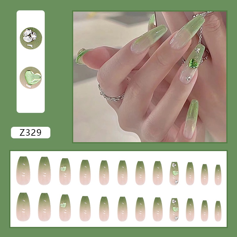 【台灣出貨】穿戴甲可拆卸成品美甲指甲貼片（附膠水）Z321~Z360 | 蝦皮購物