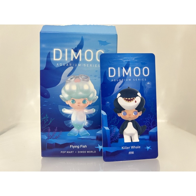 POP MART 泡泡瑪特 dimoo 水族館系列 虎鯨 | 蝦皮購物