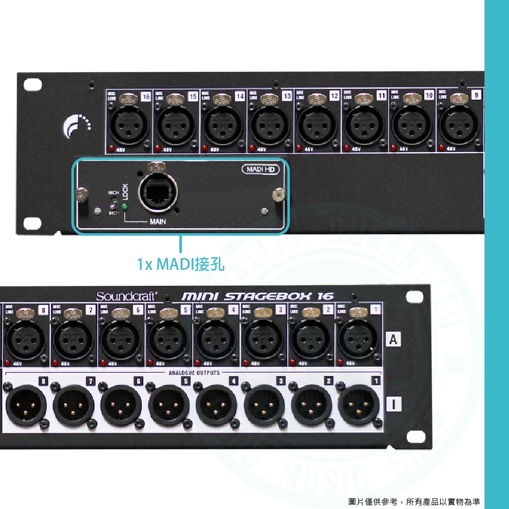 Soundcraft / Mini Stagebox 16R 數位多軌Stagebox(Si/Vi系列專用【ATB通伯】 | 蝦皮購物