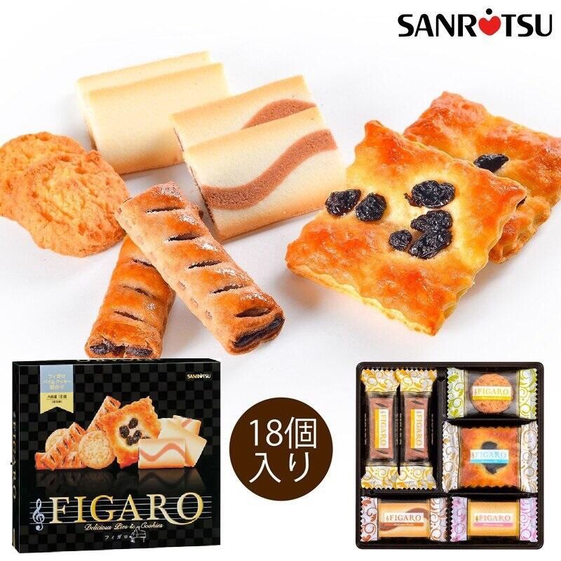 《三立製菓》FIGARO｜綜合餅乾禮盒｜日本 零食 餅乾 禮盒 費加洛 薄燒 葡萄派 送禮 蛋捲 三立禮盒｜大掌櫃團購 | 蝦皮購物