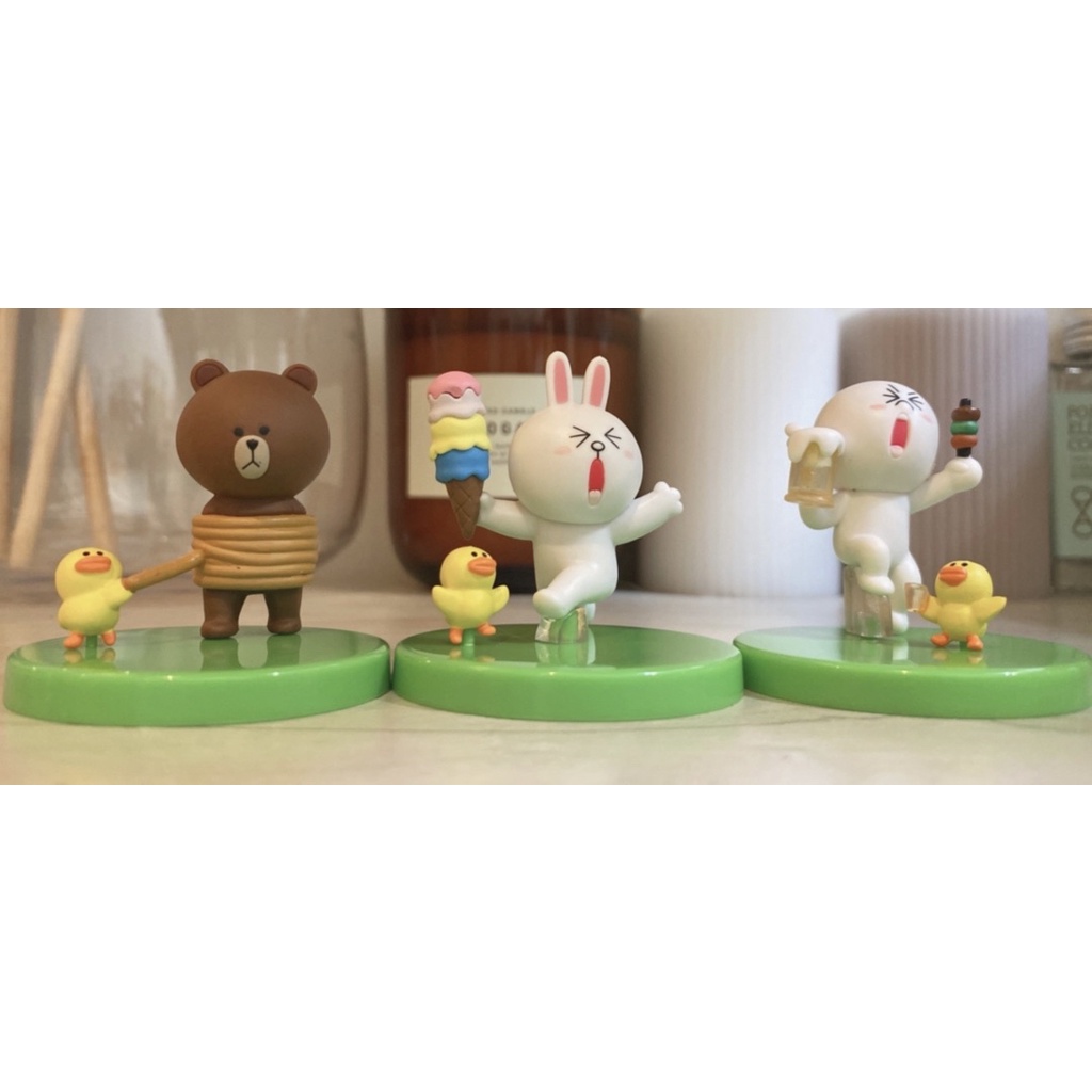 Line Friends 公仔｜玩具(一盒6隻）：BROWN熊大｜MOON饅頭人｜COZY兔兔 | 蝦皮購物