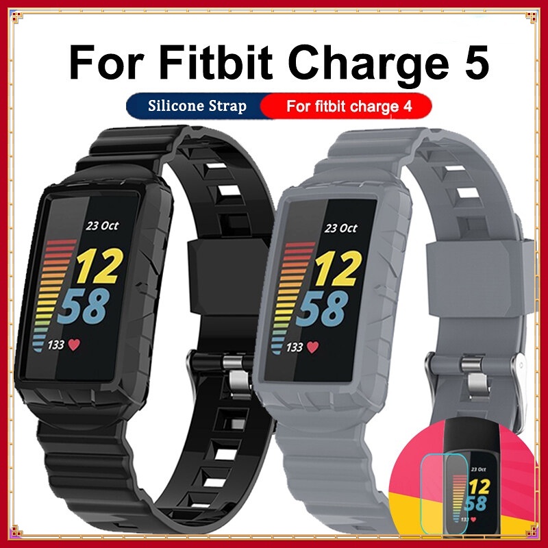 Fitbit Charge 4/4SE/3SE 腕帶手鍊保護膜的Fitbit Charge 5 智能手錶錶