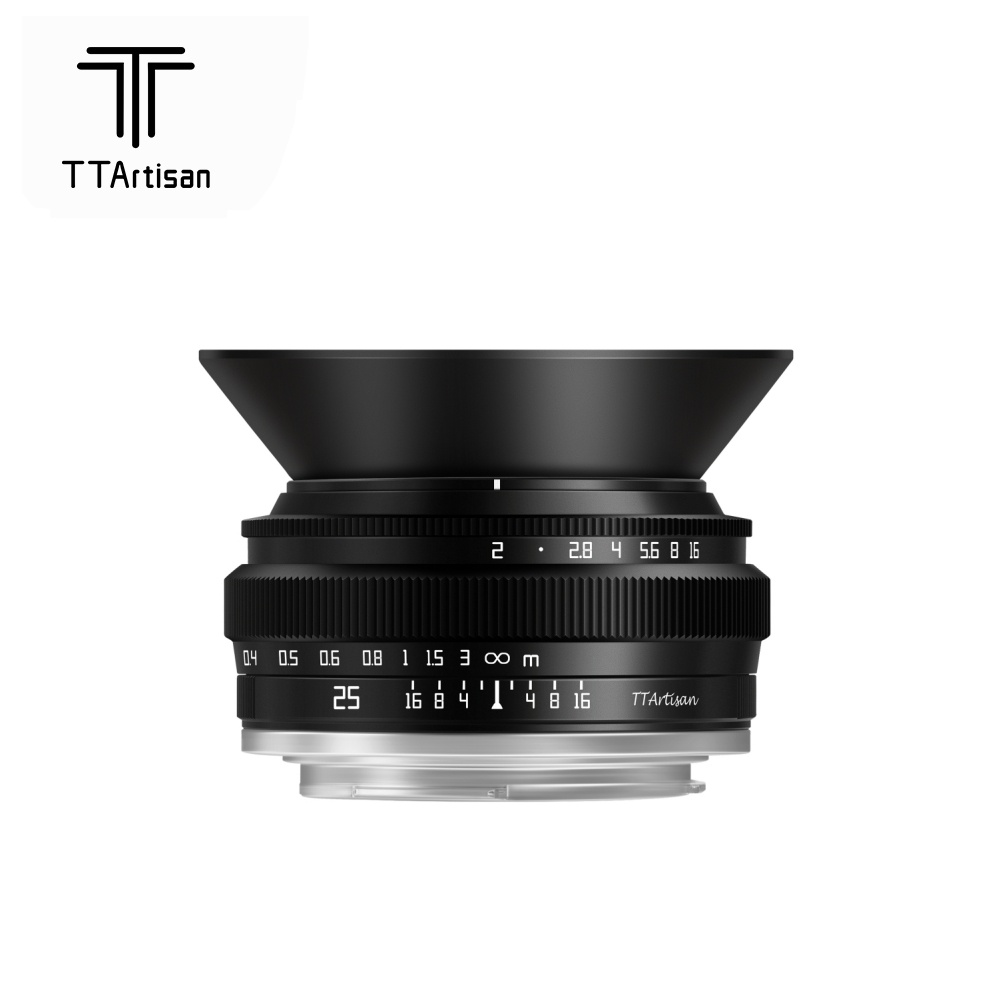 誠実】 銘匠光学 TTArtisan 25mm d11 EF-M用 canon F2 レンズ(単焦点