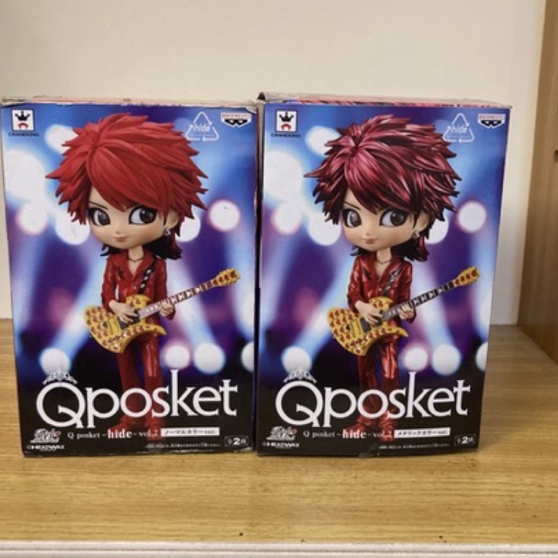 【代理正版】Qposket XJapan Hide 吉他手 Vol.2 AB款 電鍍色/一般色 景品公仔(盒損特價) | 蝦皮購物
