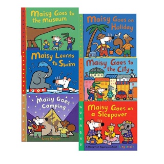 Maisy Swim Bag Collection (6冊合售)/小鼠波波成長套書(6冊合售)/Lucy Cousins eslite誠品
