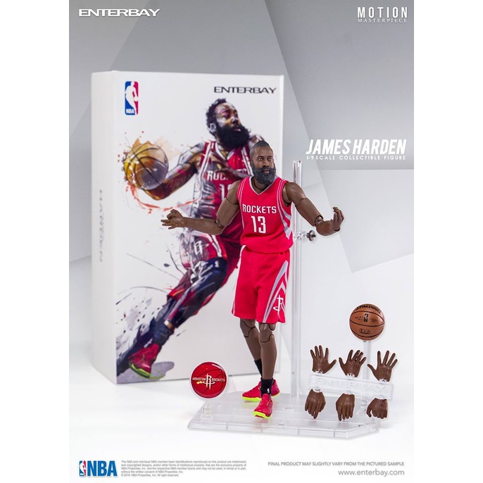 ENTERBAY NBA 1/9 休士頓火箭隊詹姆士哈登三弟大鬍子登哥景德鎮