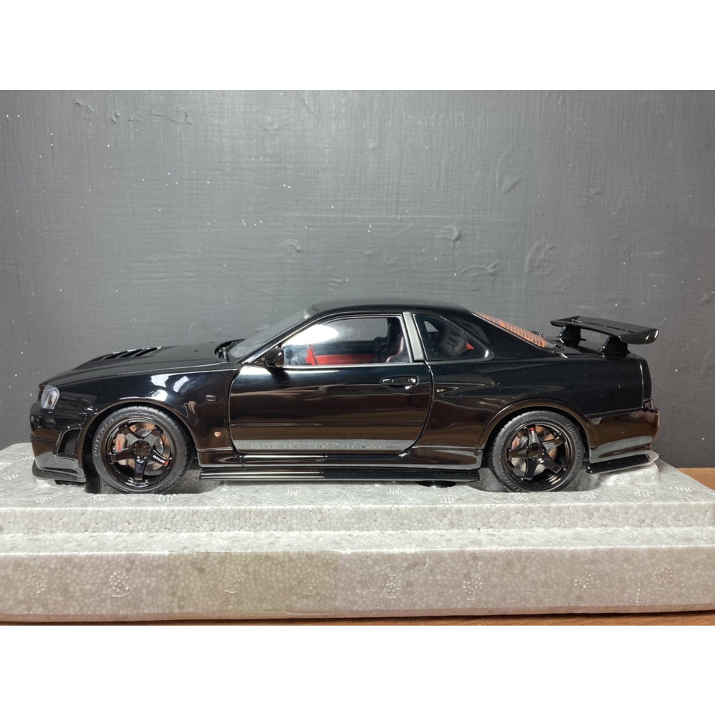 收藏模人】MotorHelix nissan GT-R R34 Z-tune nismo 黑色1:18 1 收藏模人】MotorHelix nissan GT-R R34 Z-tune nismo 黑色1:18 1