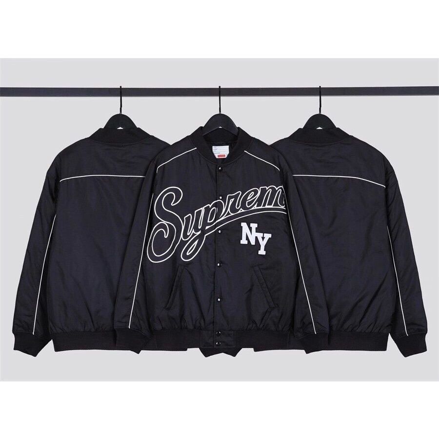 ジャケット・アウター Supreme Contrast Script Varsity Jacket Contrast Script Varsity Jacket - Supreme Varsity Jacket
