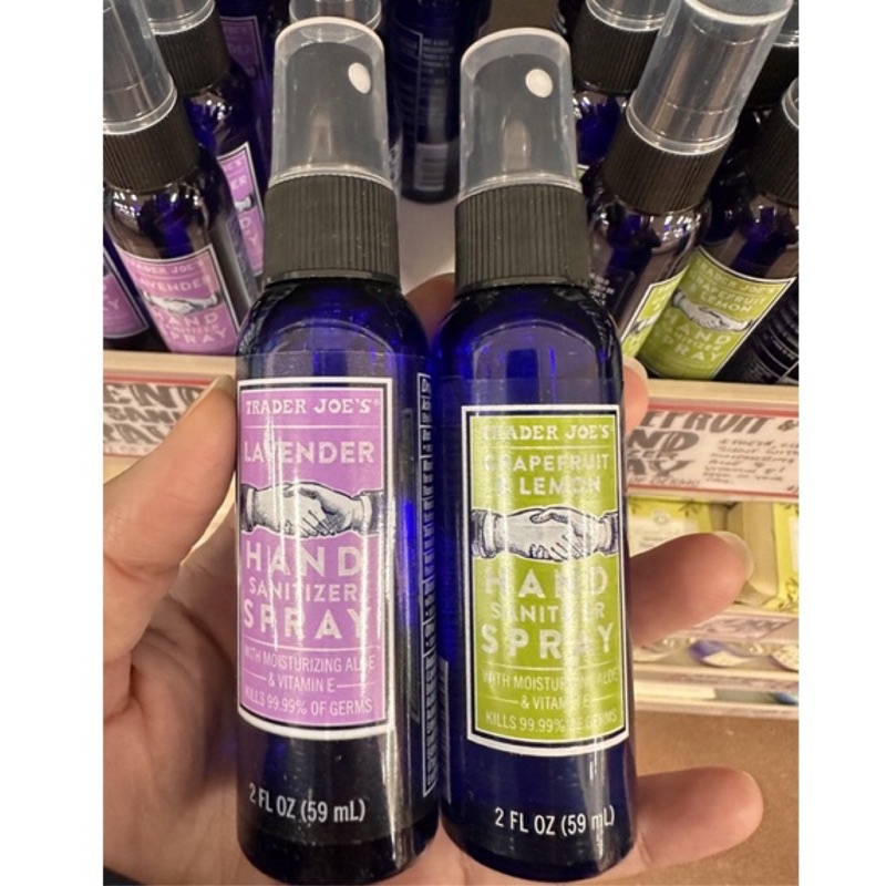 【On代購】Trader Joe's Hand sanitizer Spray 乾洗手 葡萄柚檸檬乾洗手 噴霧 59ml 蝦皮購物