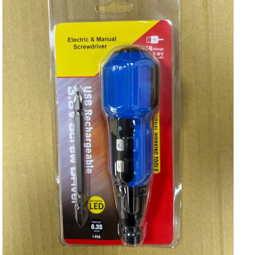 3.6V手動/電動螺絲起子機 DIY必備 USB充電 正逆轉 K-360 | 蝦皮購物